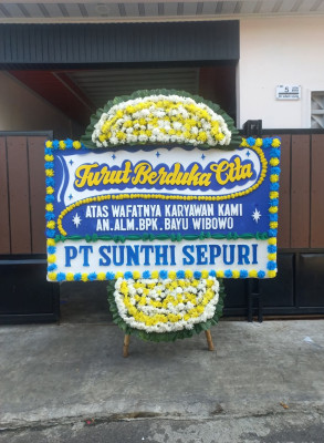 Papan Bunga Duka di Lhokseumawe